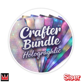 Siser Holographic HTV Crafter Bundle – 5 Sheets 12"x20" | Heat Press Hawaii