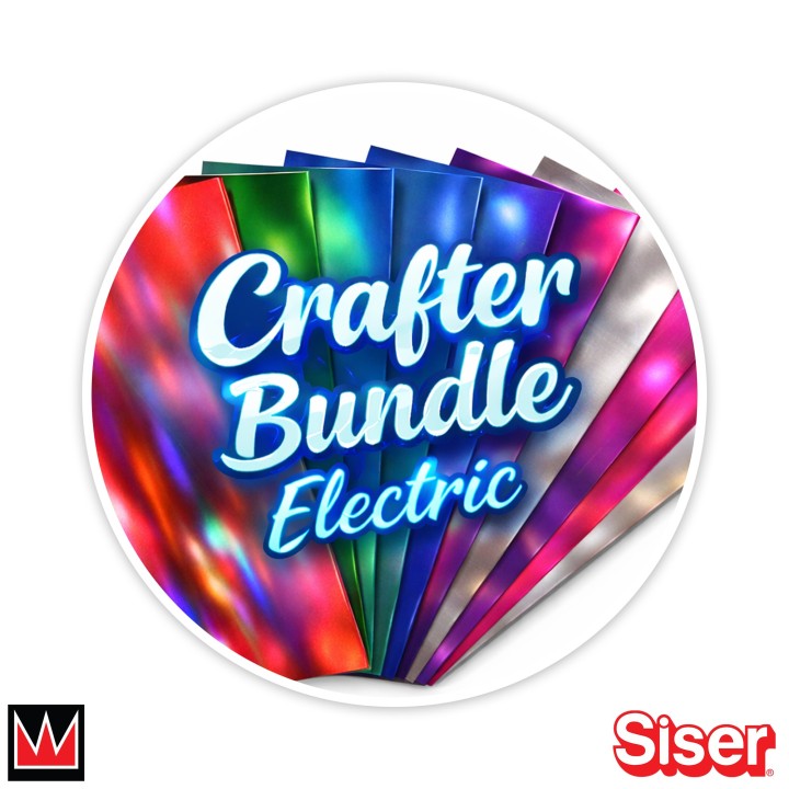 Siser Electric HTV Crafter Bundle – 5 Sheets 12"x20" | Heat Press Hawaii